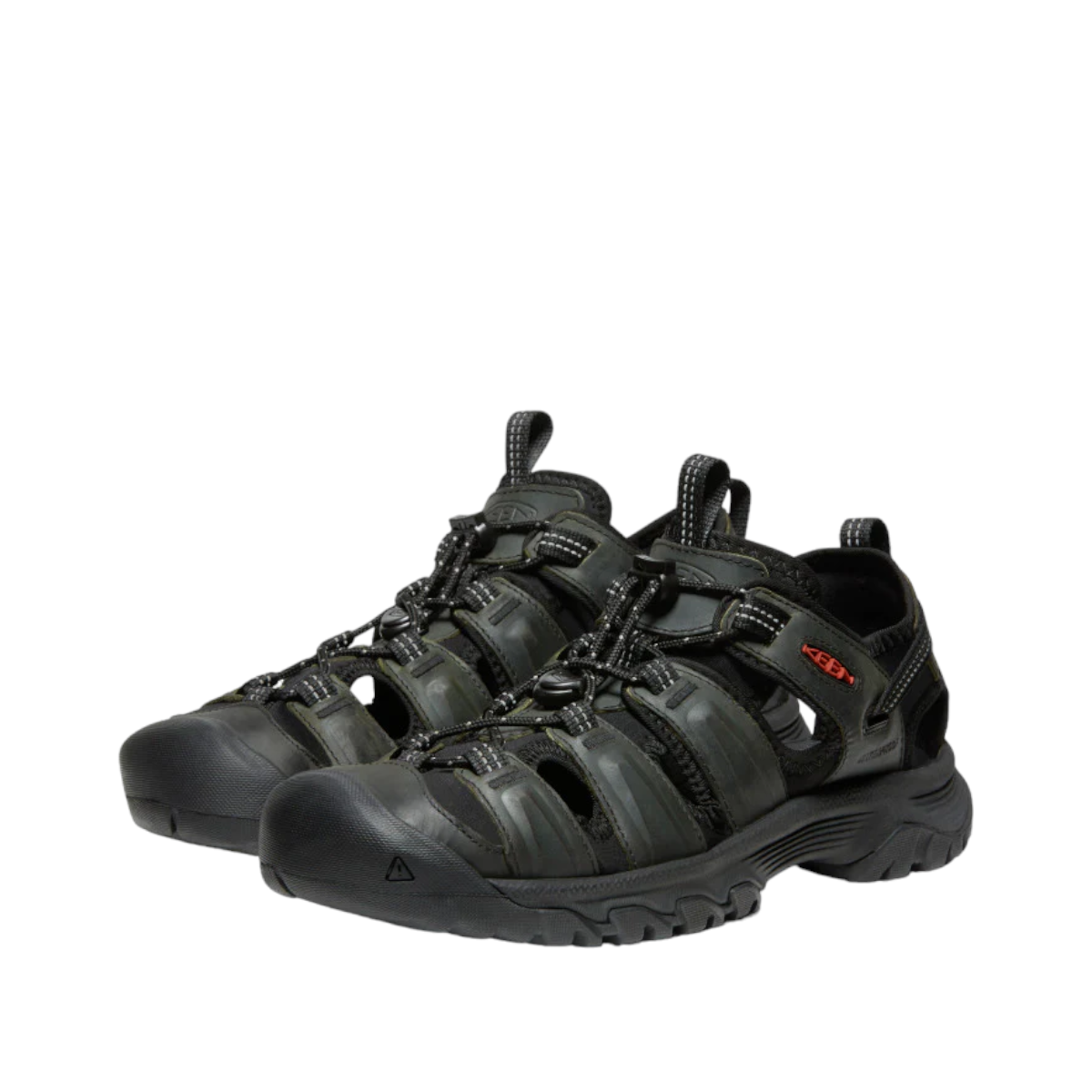 KEEN MEN'S TARGHEE III SANDAL - GRAY/ BLACK