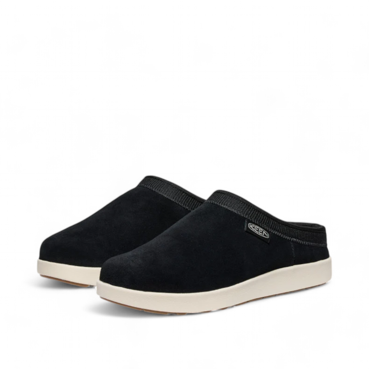 KEEN ELLE SUEDE MULE - BLACK/BIRCH