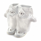 LAURIENTIAN CHIEF 13" LEATHER MUKLUKS - WHITE