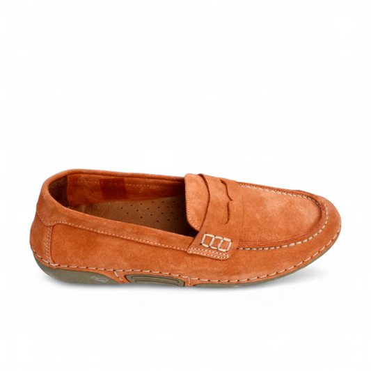 TYCHE MAVIS ORANGE SUEDE