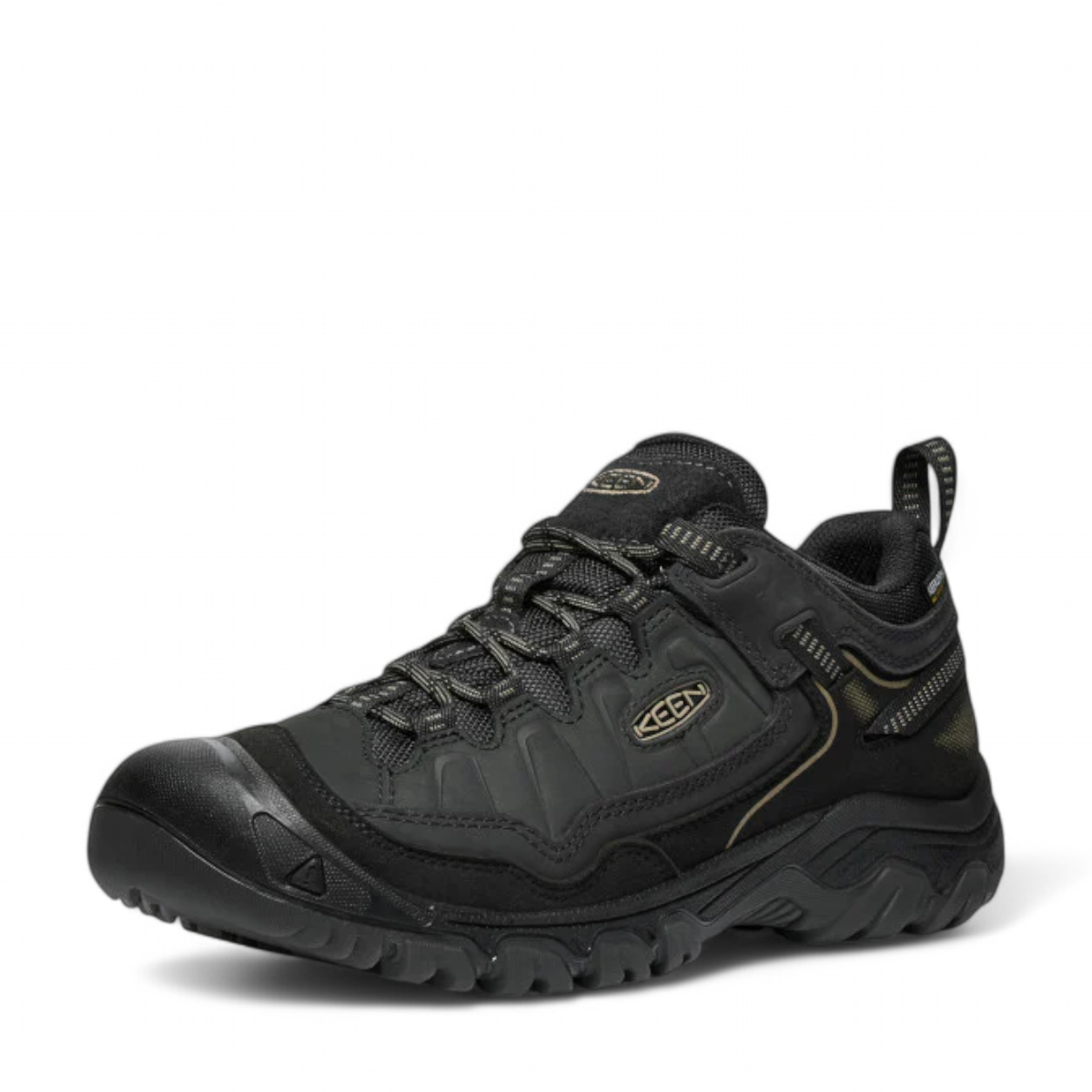 KEEN MEN'S TARGHEE IV  WATERPROOF HIKING SHOE - TRIPLE BLACK