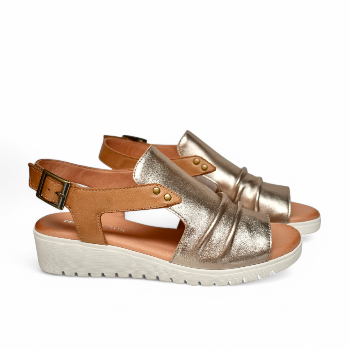 DJANGO & JULIETTE MADIS CHAMPAGNE-DK TAN