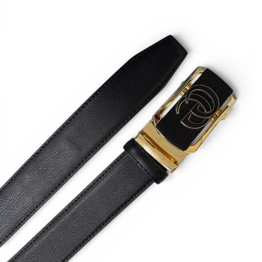 MEN'S GENUINE LEATHER BELT - BLACK