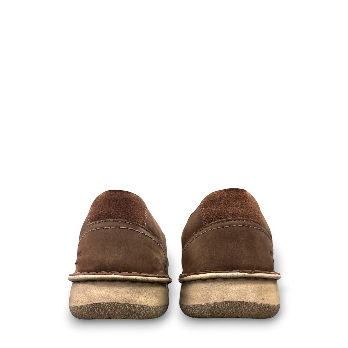 Josef Seibel Alan 01 vulcano/ kombi brown leather slip-on shoe with elastic side gore and durable PU sole