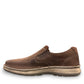 Josef Seibel Alan 01 vulcano/ kombi brown leather slip-on shoe with elastic side gore and durable PU sole