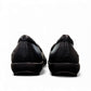 Josef Seibel Charlotte 02 black leather slip-on sneaker with a flexible rubber sole. photo of the back.