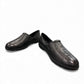 Josef Seibel Charlotte 02 black leather slip-on sneaker with a flexible rubber sole. photo of the front.