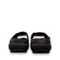 Josef Seibel Charlotte 04 black leather slip-on shoe with a comfortable rubber sole and strap detail. photo of the back.