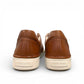 Josef Seibel Claire 03 camel calf leather sneaker with side zipper and white rubber sole