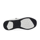 Josef Seibel Elli 06 white leather sneaker showing the black and white textured rubber outsole