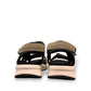 JOSEF SEIBEL Estelle 02 sporty multi-strap sandal with adjustable velcro and chunky white midsole.
photo of the back.