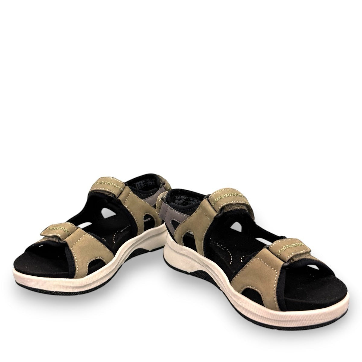 JOSEF SEIBEL Estelle 02 sporty multi-strap sandal with adjustable velcro and chunky white midsole.
photo of the front.