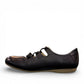 Josef Seibel Fiona 04-glove/schwarz black leather slip-on shoe with elastic lace detail and rubber sole