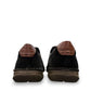 Josef Seibel New Anvers 01 black  kombi cowhide leather slip-on shoe with brown accent and cushioned PU sole