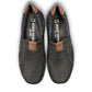 Josef Seibel New Anvers 01 black  kombi cowhide leather slip-on shoe with brown accent and cushioned PU sole