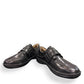Josef Seibel New Anvers 02 black cowhide leather shoe with hook-and-loop closure and decorative stitching