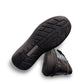 Josef Seibel New Anvers 02 black cowhide leather shoe with hook-and-loop closure and decorative stitching