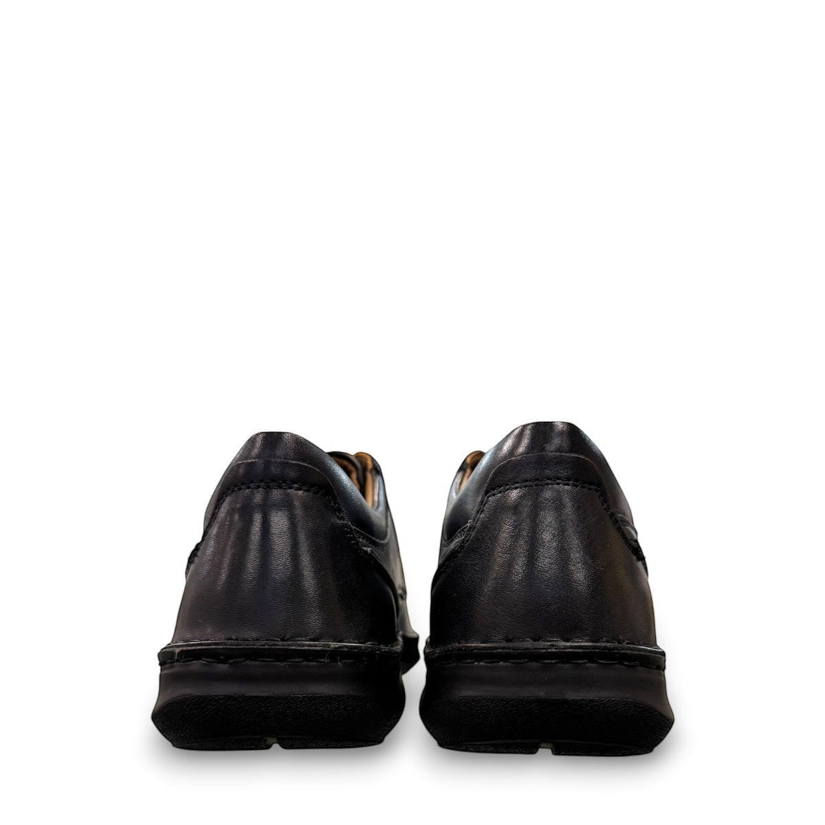 Josef Seibel New Anvers 06 black cowhide leather lace-up shoe with a durable PU sole