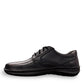 Josef Seibel New Anvers 06 black cowhide leather lace-up shoe with a durable PU sole