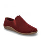 JOSEF SEIBEL Vinny 05 bordeaux felt slipper with a cork-effect sole and elasticated strap for easy wear.
photo of the front.