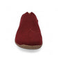 JOSEF SEIBEL Vinny 05 bordeaux felt slipper with a cork-effect sole and elasticated strap for easy wear.
photo of the front.