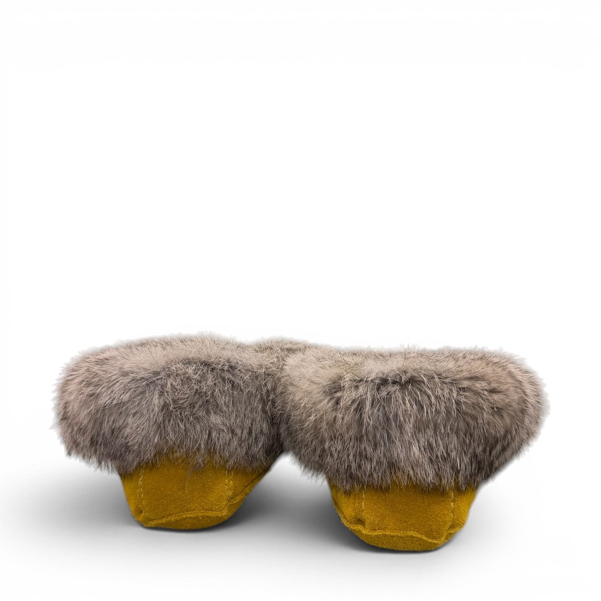 ALBERTA SUEDE MOCCASINS - YELLOW