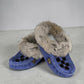 ALBERTA SUEDE MOCCASINS  - BLUE