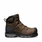 KEEN CSA CAMDEN 6" WP work boots in dark earth brown leather with black toe cap and KEEN.DRY waterproofing.