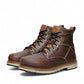 KEEN CSA SAN JOSE 6" WP work boots in bison/black leather with lace-up closure and rubber sole.