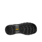 KEEN MEN'S TARGHEE III SLIP-ON - BLACK/MAGNET. Black leather slip-on hiking shoe with grey sole and KEEN logo.