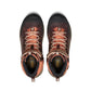 KEEN REVEL IV MID POLAR waterproof leather hiking boots in Andorra/Safari brown with orange accents and tan laces.