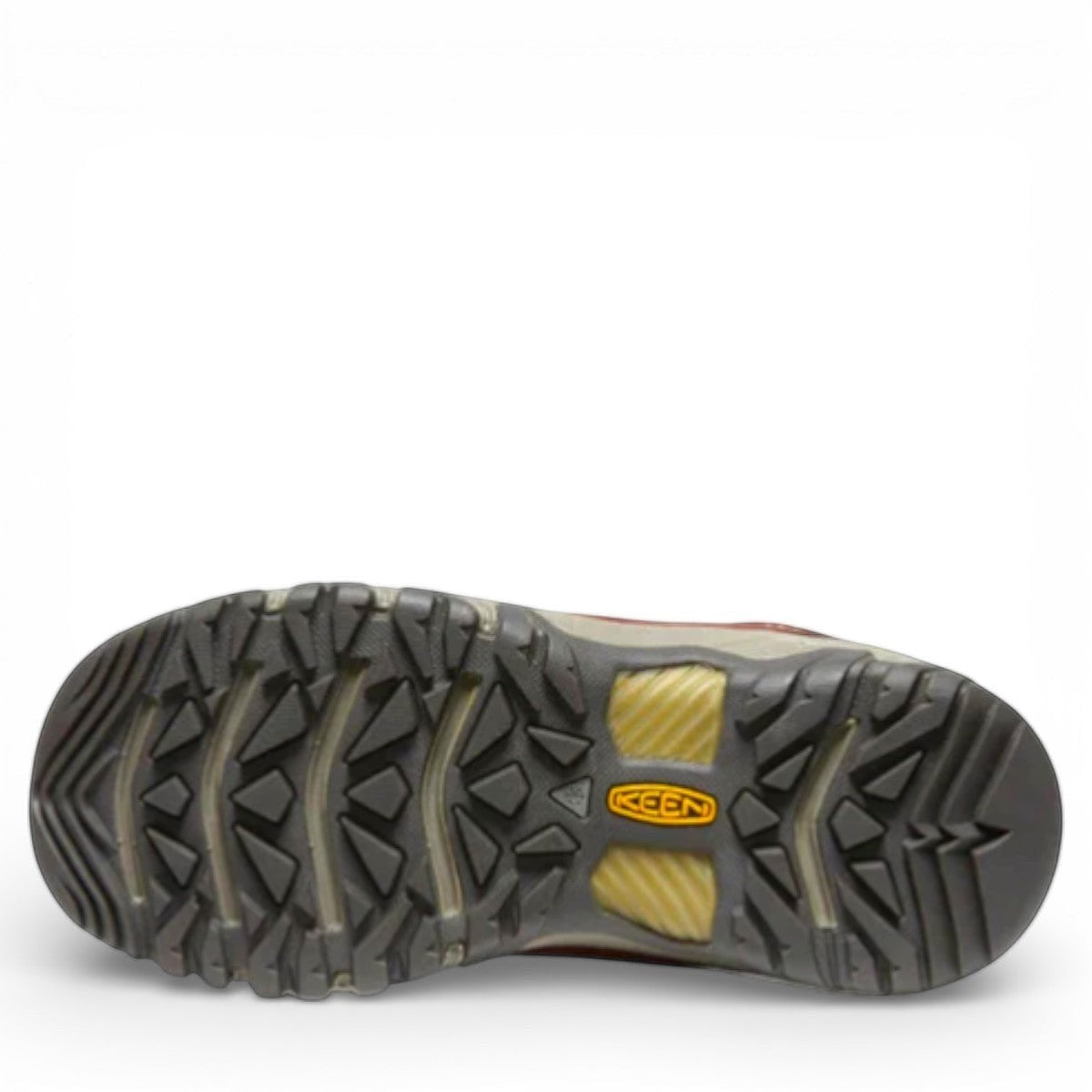 KEEN Greta waterproof winter boot in Andorra and baked clay with a quilted collar and leather upper.
