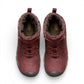 KEEN Greta waterproof winter boot in Andorra and baked clay with a quilted collar and leather upper.