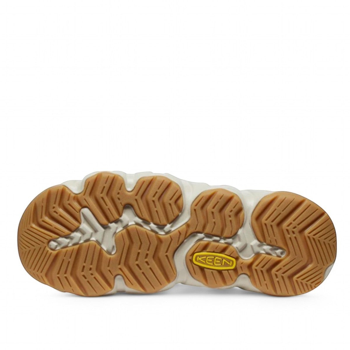 KEEN MEN'S HYPERPORT H2 water sandal in martini olive and plaza taupe with bungee cinch and toe bumper.