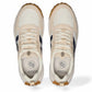 Sina Footwear KEEN KS86 men's leather sneaker in birch and star white with a rugged gum rubber trail outsole.