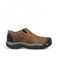 KEEN MEN'S BRIXEN WATERPROOF LOW - Slate Black/Madder Brown slip-on shoe sole with deep lugs for traction.