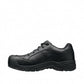 KEEN MEN'S CSA-ROSSLAND black leather composite toe work shoes with slip-resistant sole. Designed for warehouse and manufacturing.