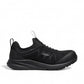 Sina Footwear KEEN MEN'S CSA-VISTA ENERGY SHIFT black slip-on work sneaker with carbon toe and breathable mesh upper.