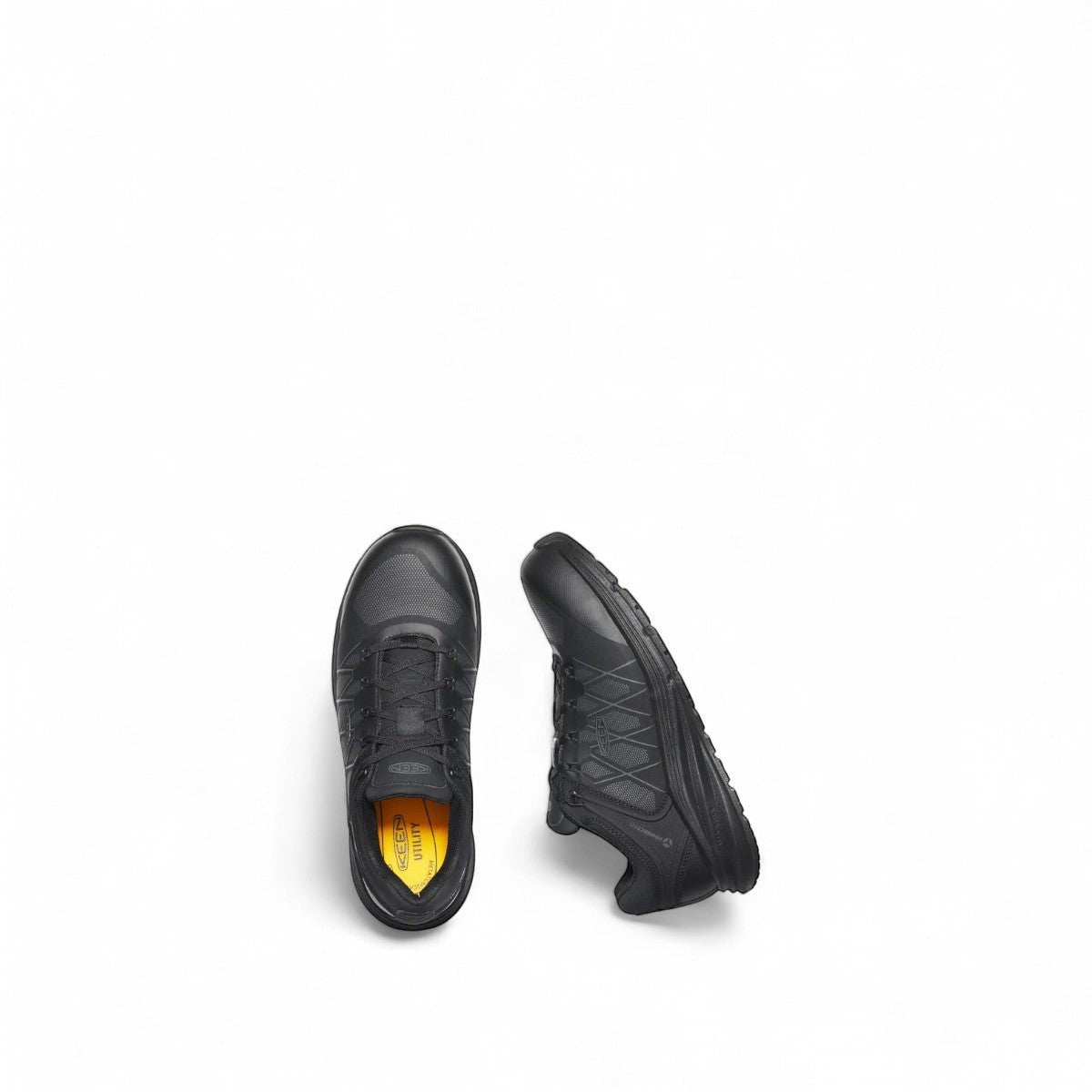 KEEN MEN'S CSA-VISTA ENERGY XT black carbon fiber toe work sneaker with abrasion-resistant synthetic upper. midsole for all-day support.