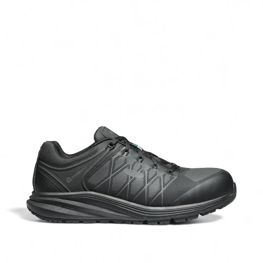 KEEN MEN'S CSA-VISTA ENERGY XT black carbon fiber toe work sneaker with abrasion-resistant synthetic upper  midsole for all-day support.