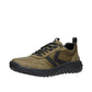 KEEN KS86 men's dark olive and black leather sneaker with aggressive trail tread and cushioned midsole.