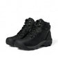 KEEN Targhee II waterproof winter boot in black leather with a protective toe bumper and high-traction sole