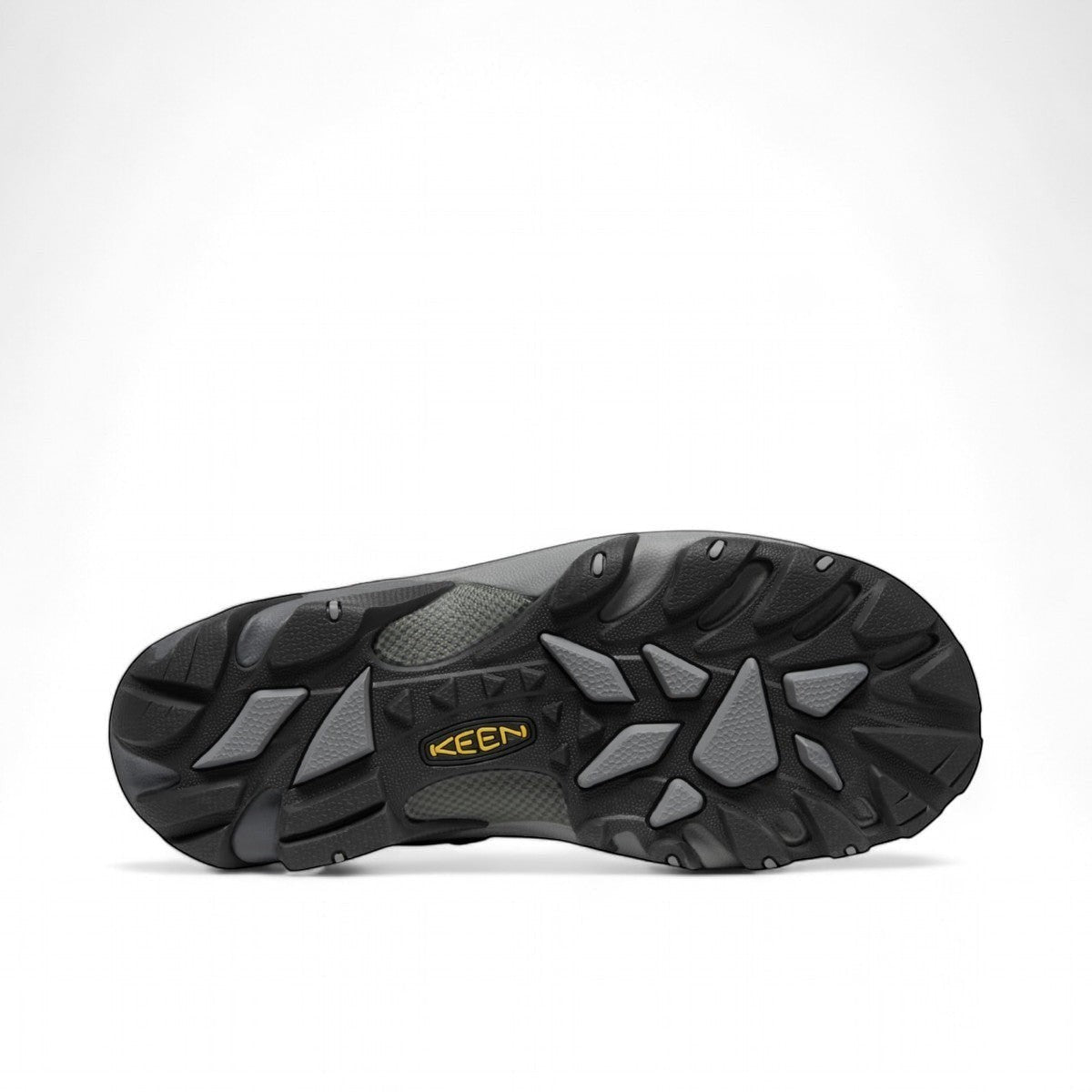 KEEN Targhee II waterproof winter boot in black leather with a protective toe bumper and high-traction sole