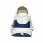 KEEN WK500 men's athletic shoe in star white and naval academy with performance mesh and curved sole.