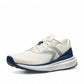 KEEN WK500 men's athletic shoe in star white and naval academy with performance mesh and curved sole.