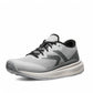 KEEN WK500 women's athletic shoe in alloy and steel grey with mesh upper and curved responsive midsole.