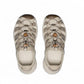 KEEN Astoria West women's taupe and pecan hybrid water sandals with bungee cinch and toe bumper.