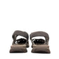 KEEN Women's Rose Sandal in grey gargoyle and raven featuring washable polyester webbing and toe bumper.