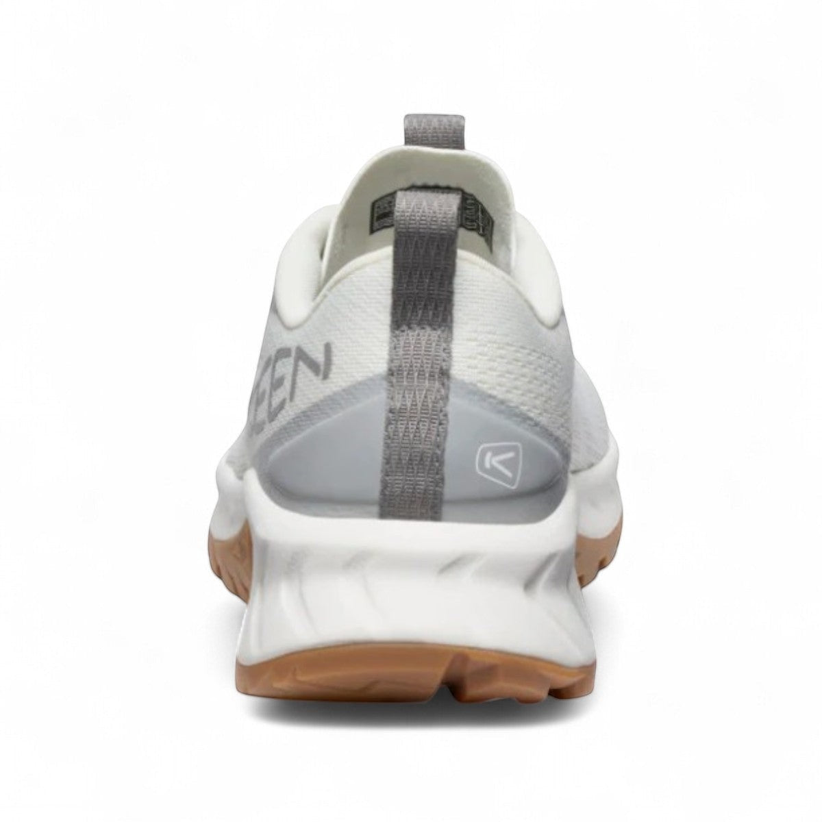 KEEN Versacore Speed women's athletic hiker in star white and alloy with a high-traction rubber sole.