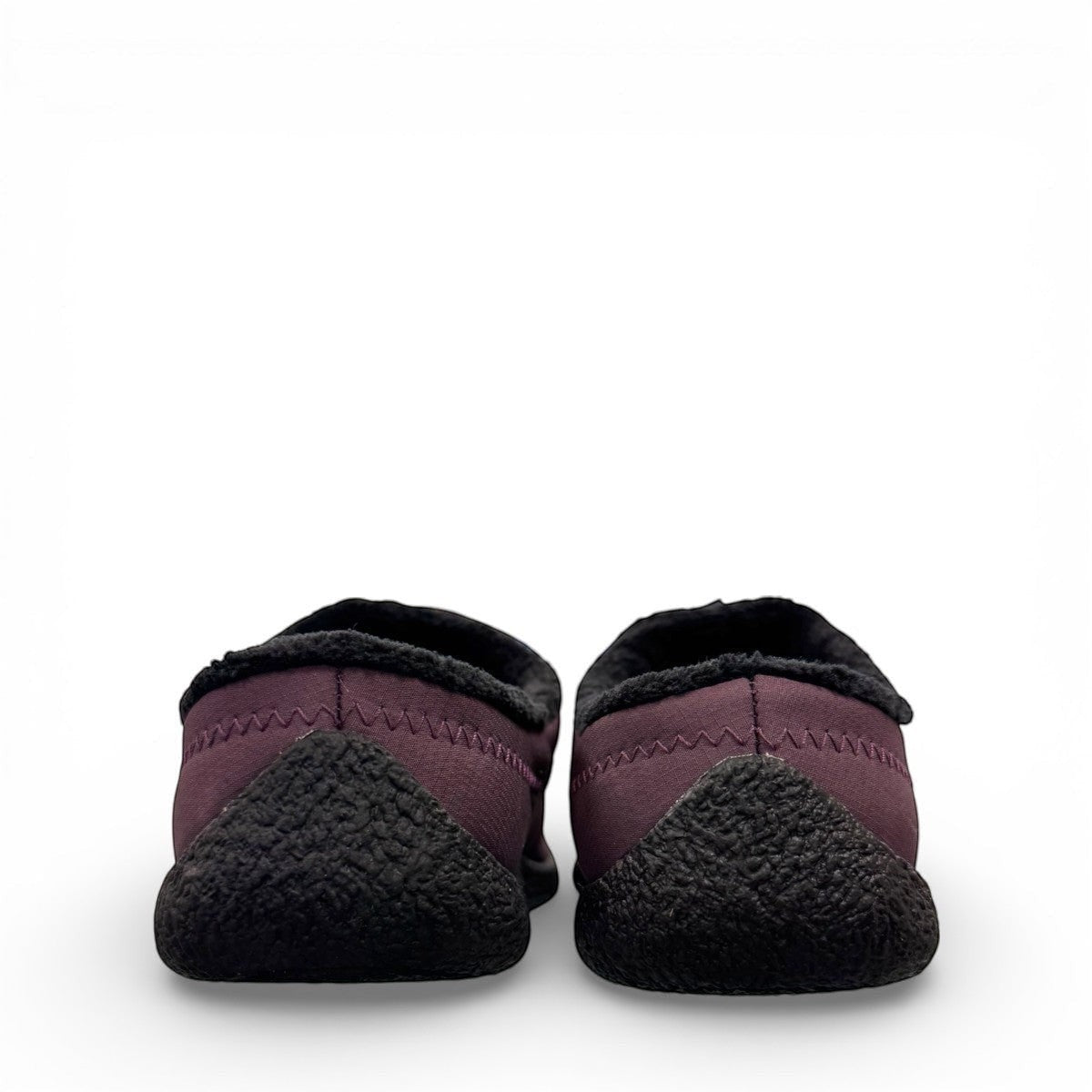 KEEN WOMEN'S HOWSER III SLIDE - Absinthe Green/Plum Perfect slip-on shoes with bungee cinch and recycled materials.